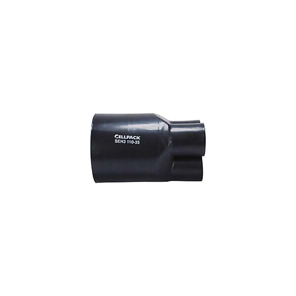 BBC Cellpack Schrumpf-Aufteilkappe f.3x35-150qmm SEH3/55-23/schwarz